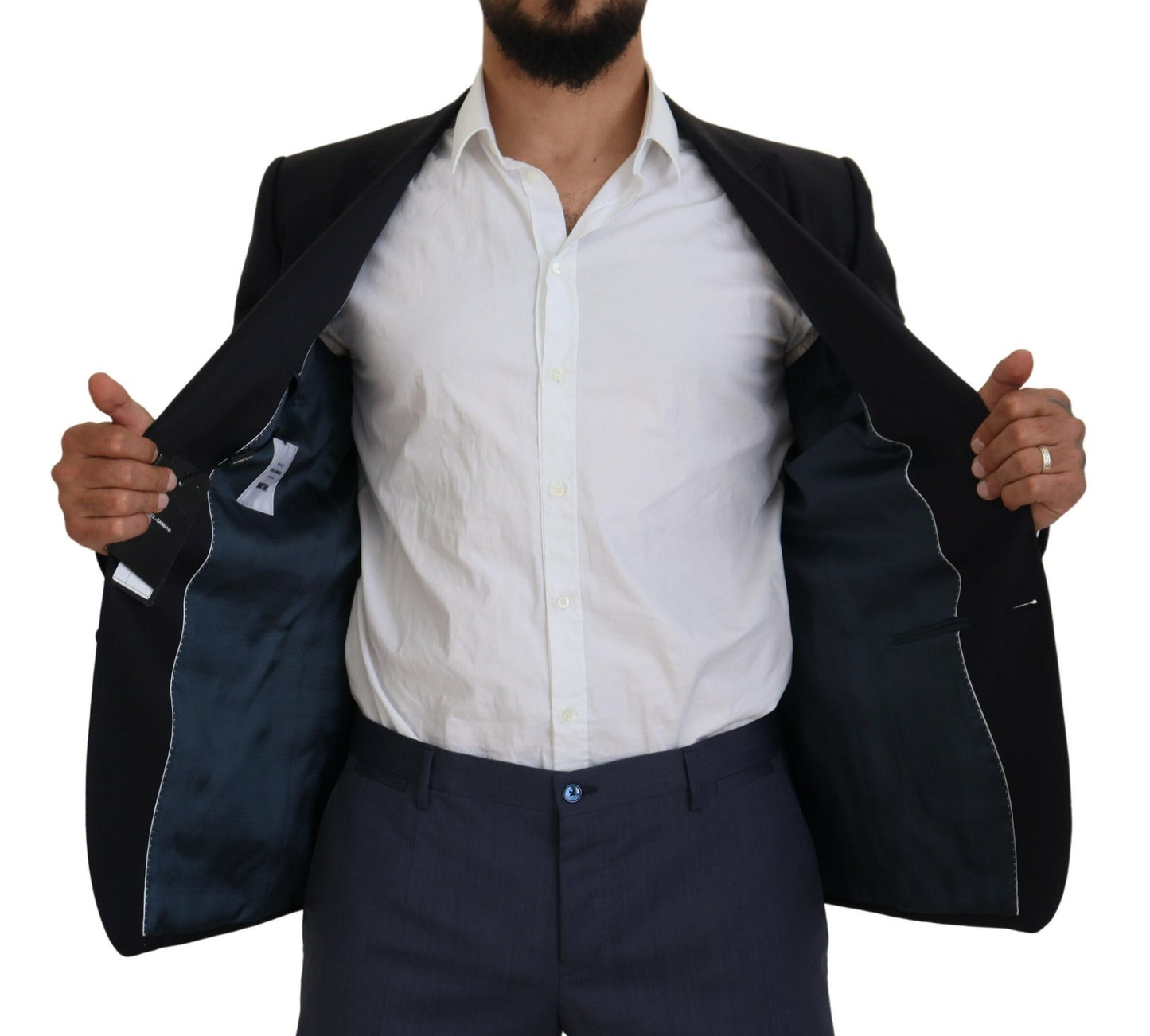 Dark Blue Coat Jacket Martini Blazer