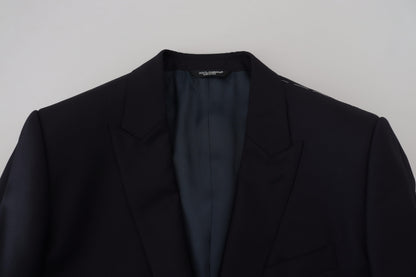 Dark Blue Coat Jacket Martini Blazer