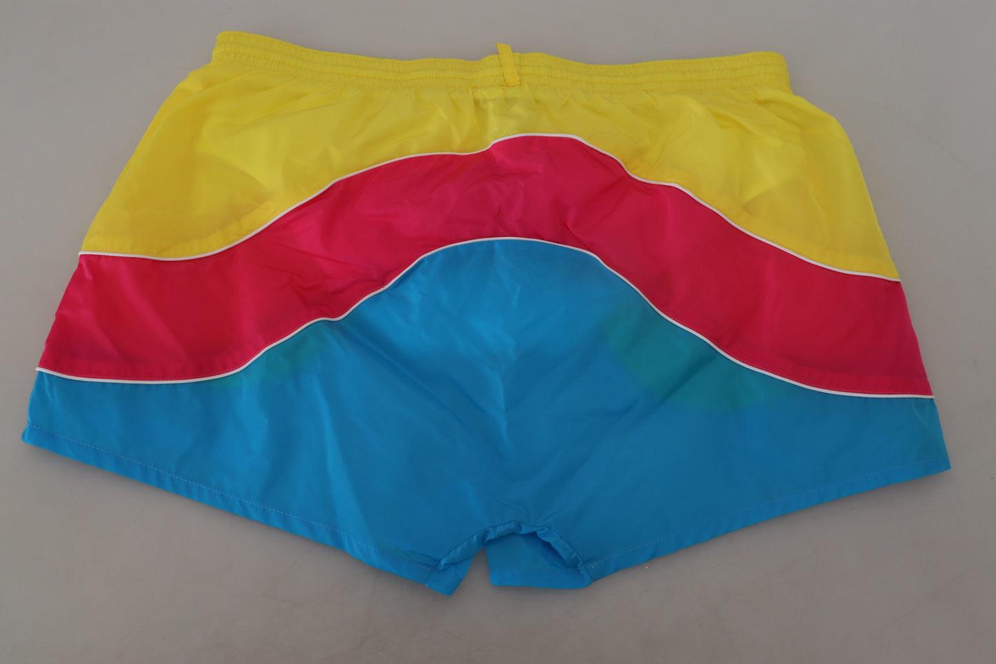 Multicolor Logo Print Men Beachwear Shorts Swimwear