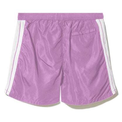 Purple Polyester Men's Swimwear Trunks