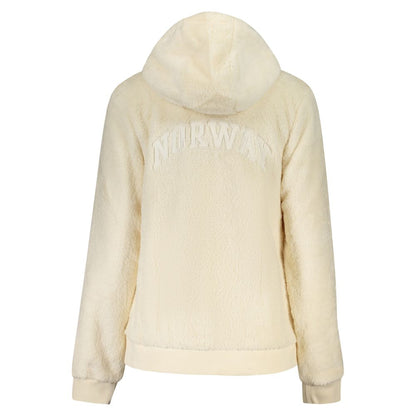 White Polyester Women Jacket
