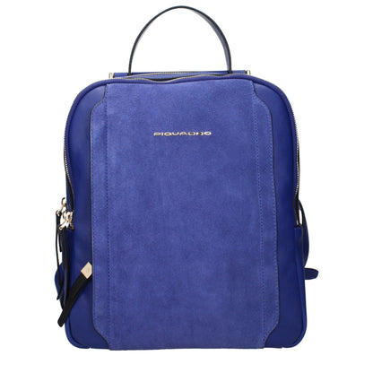 Blue Leather Backpacks