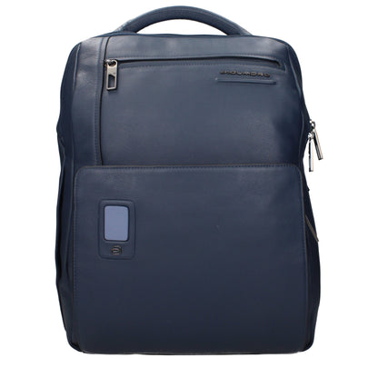 Blue Leather Backpacks